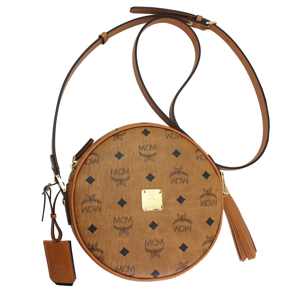 Mcm Crossbody Shoulder Bags Heritage Visetos Tambourine Bag